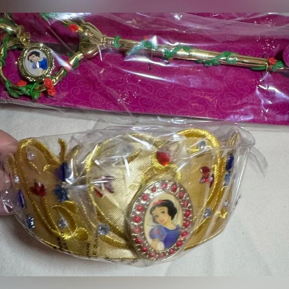 Snow White Enchanted Scepter/Wand and Tiara Set for Dress Up, Lillian Veron, NEW - Picture 3 of 16